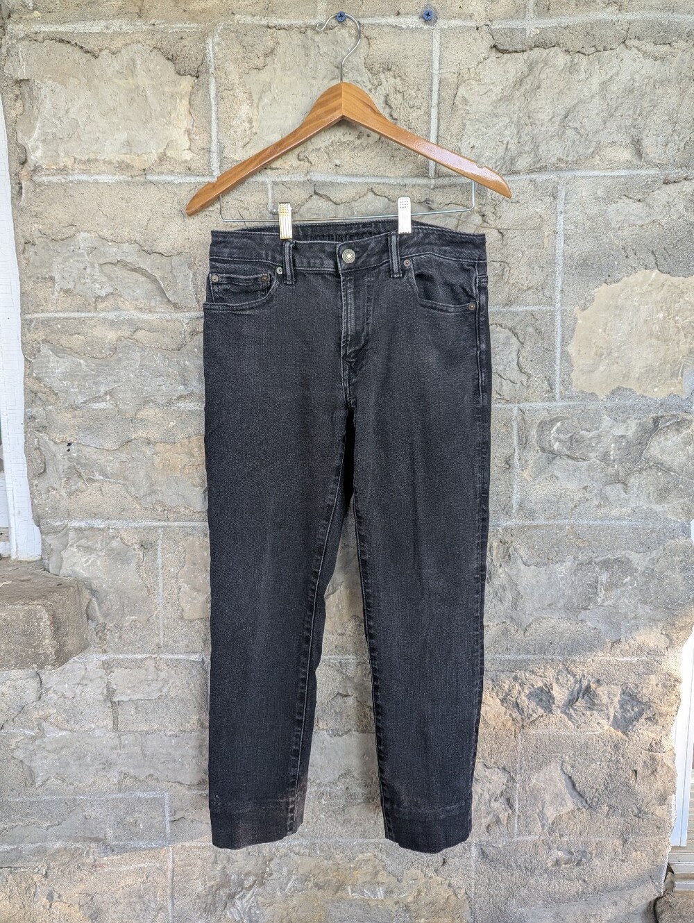 American Eagle Women's Black Jeans Petite